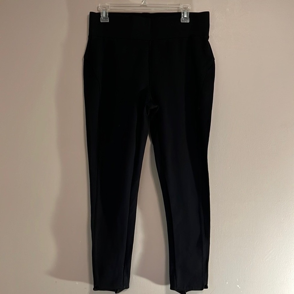 Seven 7‎ Pull On Legging Black Elastic Waist High Rise Women's L G